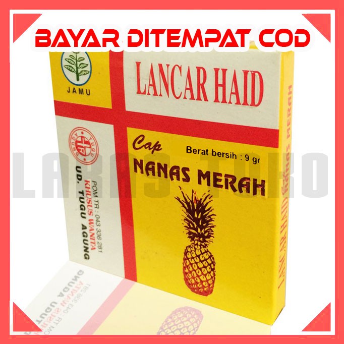 Jamu Nanas Merah Obat Terlambat Haid Peluntur Menstruasi Tidak Lancar Siklus Datang Bulan Mens Indonesia