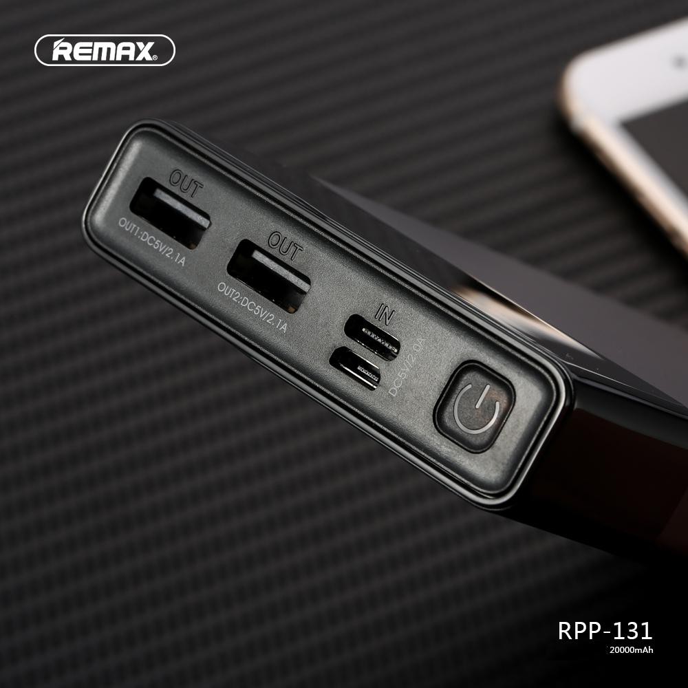 Remax Renor Power Bank 20000 mAh RPP-131 Original Garansi