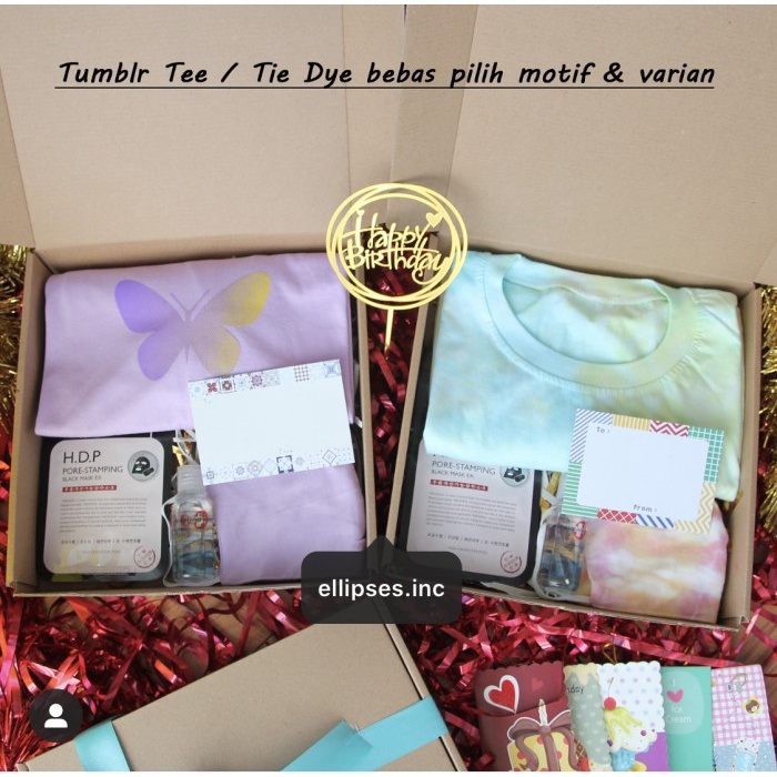 

HAMPERS / PARCEL BIRTHDAY / WISUDA / ANNIVERSARY - ELLIPSES.INC - PAKET D, All Size - BARU