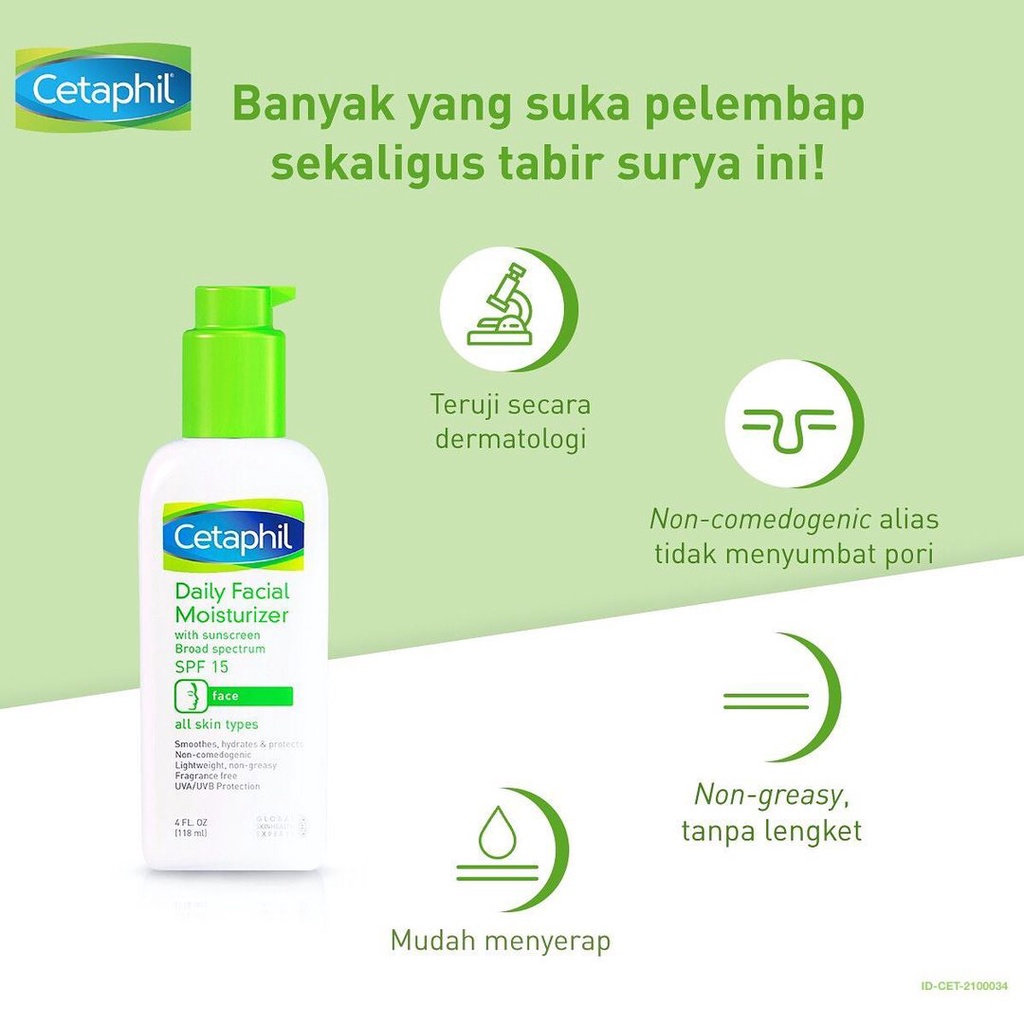 ❤ BELIA ❤ Cetaphil Daily Facial Moisturizer SPF15 / PA++ All skin types 118ml