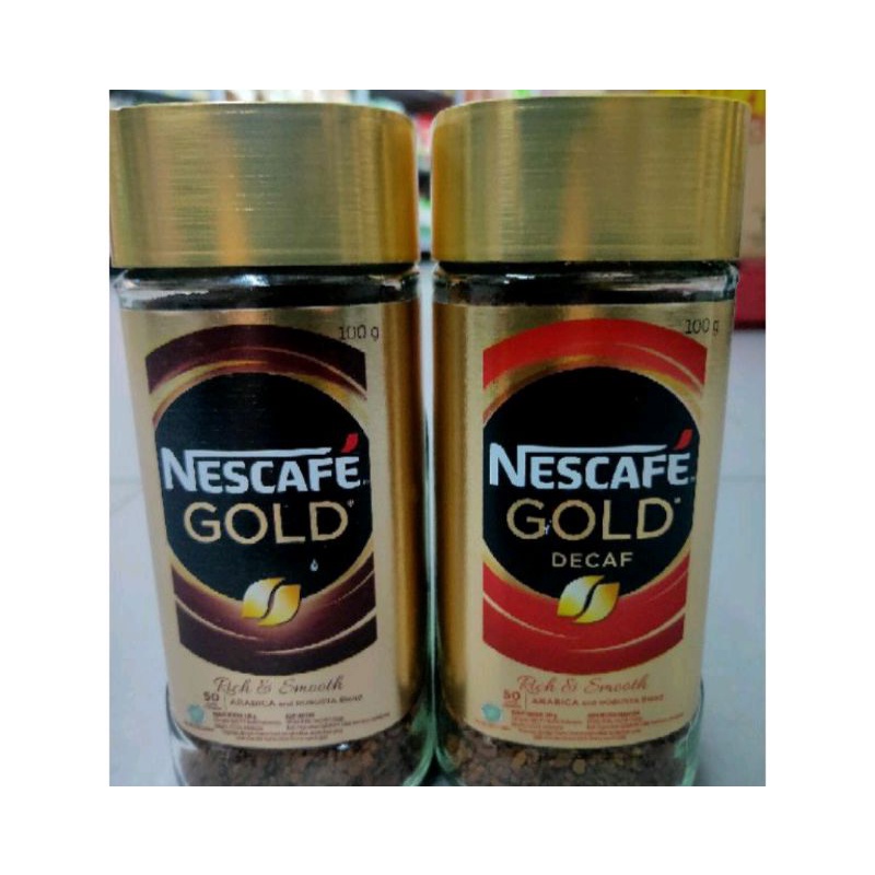 

Nescafe GOLD Rich & Smooth/ Nescafe Gold Decaf Rich & Smooth 100 gr