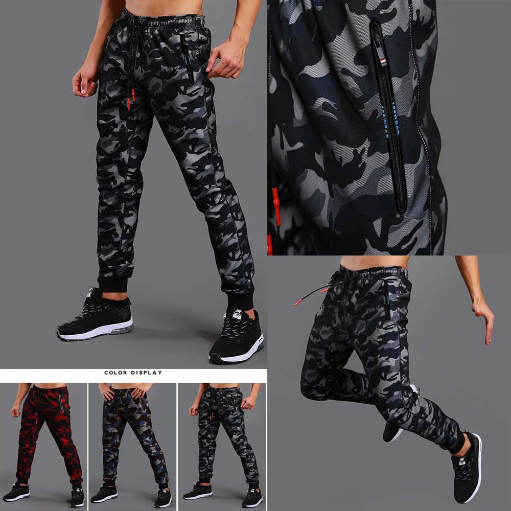  Celana Jogger Motif Camo Army  Camouflage  Sport Pants 