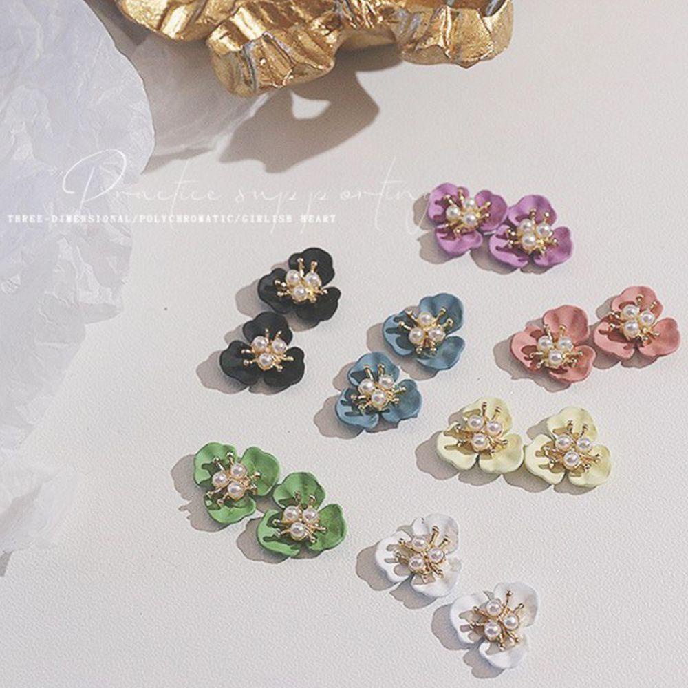 R-flower 10pcs Aksesoris Dekorasi Nail Art Desain Bunga Elegan Hias Manikur Aksesoris