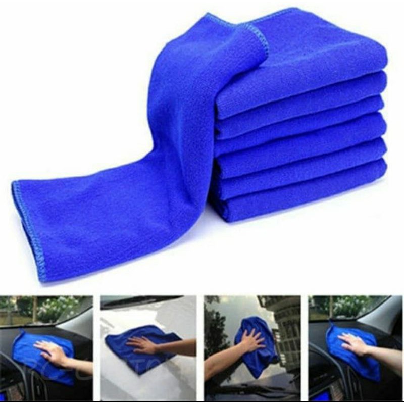 Kain Lap Microfiber 35cm x 35cm lembut tebal 320gr kualitas super