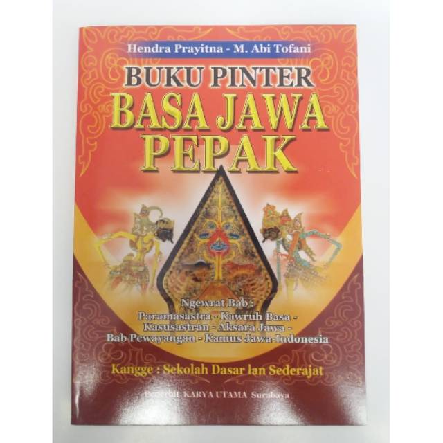 

Pepak bahasa jawa