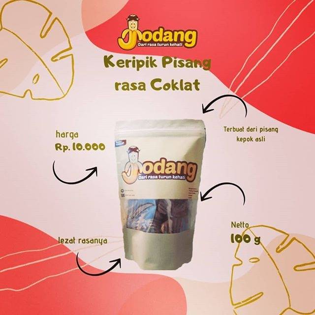 Keripik Jodang rasa Coklat