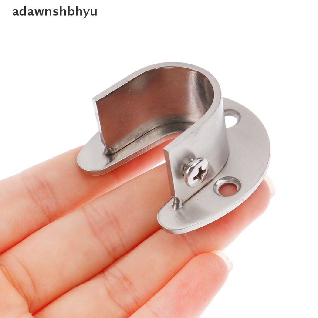 Bracket Lemari Adawnshbhyu19/22 /25 /32mm Stainless Steel Rod Socket Flange Rod Holder