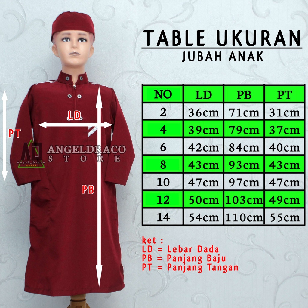 Jubah Anak Laki Laki Gamis Anak Laki Laki Koko Anak 0-15 Tahun