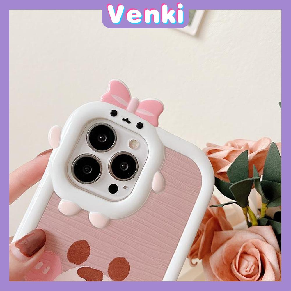 iPhone Case Silicone Soft Case Clear Case Airbag Shockproof Protection Camera Shiny Feel Bear Cartoon Cute Compatible For iPhone 11 Pro Max 13 Pro Max 12 Pro Max 7Plus xr XS Max