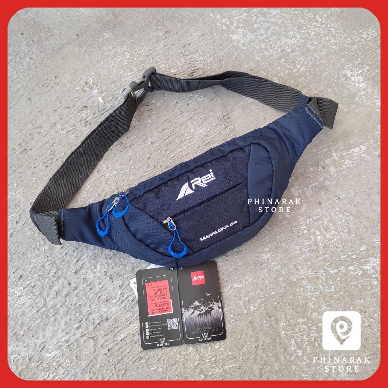 Tas Pinggang Waistbag Arei Rei Sling Bag Pria Rei Arei Tas Selempang Travel Pouch Pria Mahalona C
