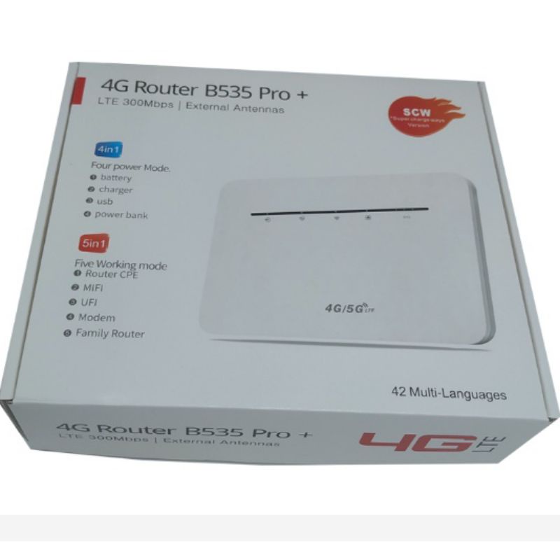 Modem router Cpe B535-333 4G lte dan B311 Huawei ori. CPe 102.Dualport antena unlock all operator.or