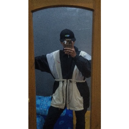 windbreaker Nike vtg big swoosh spellout