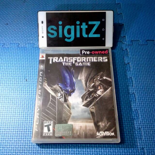 bd ps3 kaset game TRANSFORMERS THE GAME