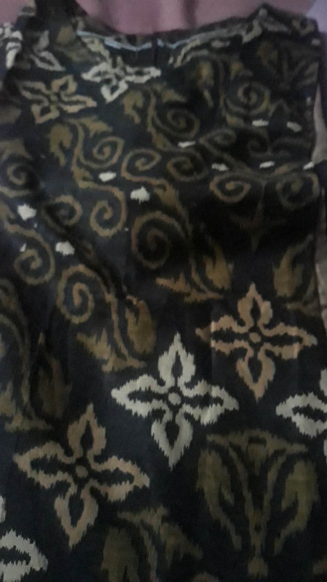 Baju Tunik Batik Fashion Atasan Tunik Cewek Kantor Outer Solo Td 178