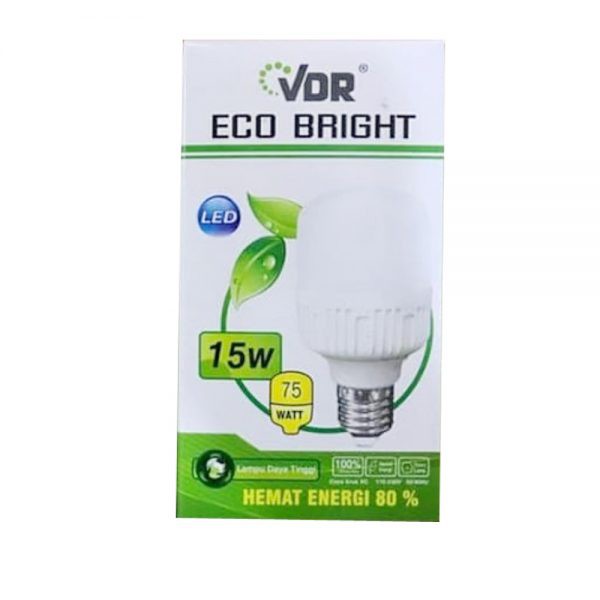 Lampu LED VDR 15 Watt Eco Bright Cahaya Putih BOHLAM LED SNI