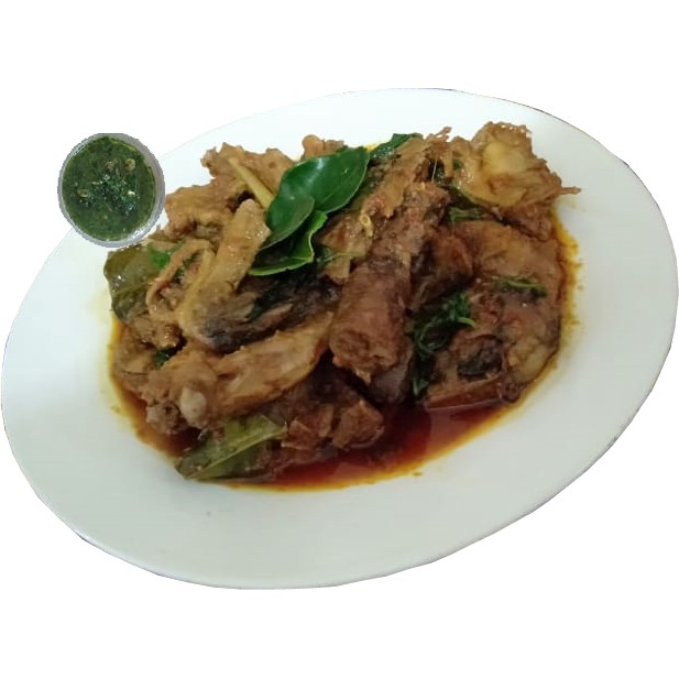 

Bebek rica-rica Enak dan Pedas + Sayur daun ubi tumbuk
