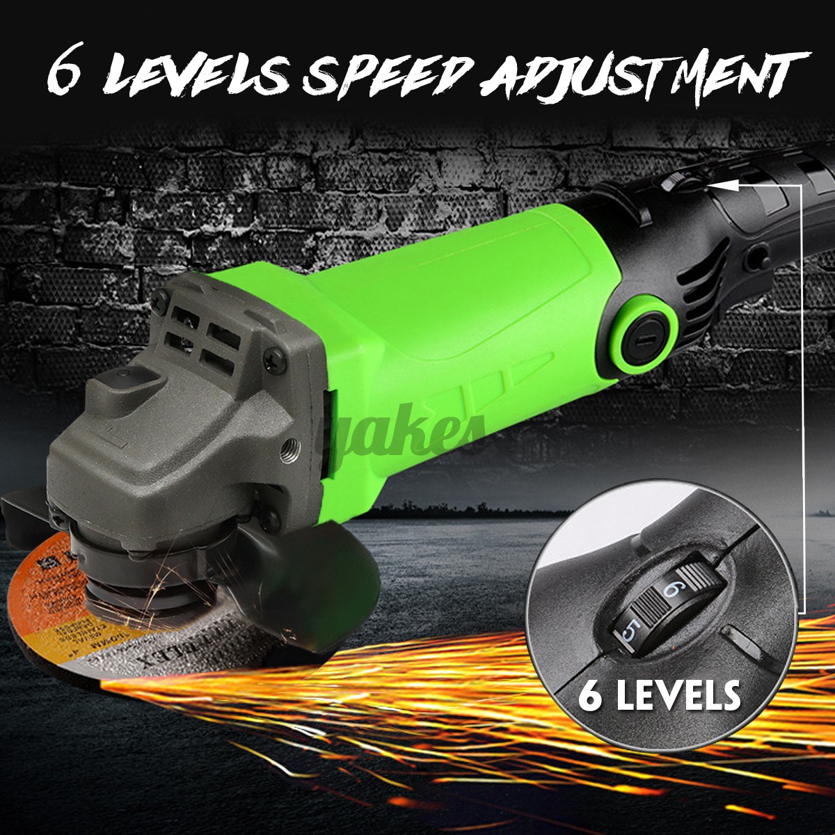 Power 220v 1200w 115mm 4 1 2 Inch 4 5 Inch Angle Grinder Cutting Disks Portable Untuk Yakes Shopee Indonesia