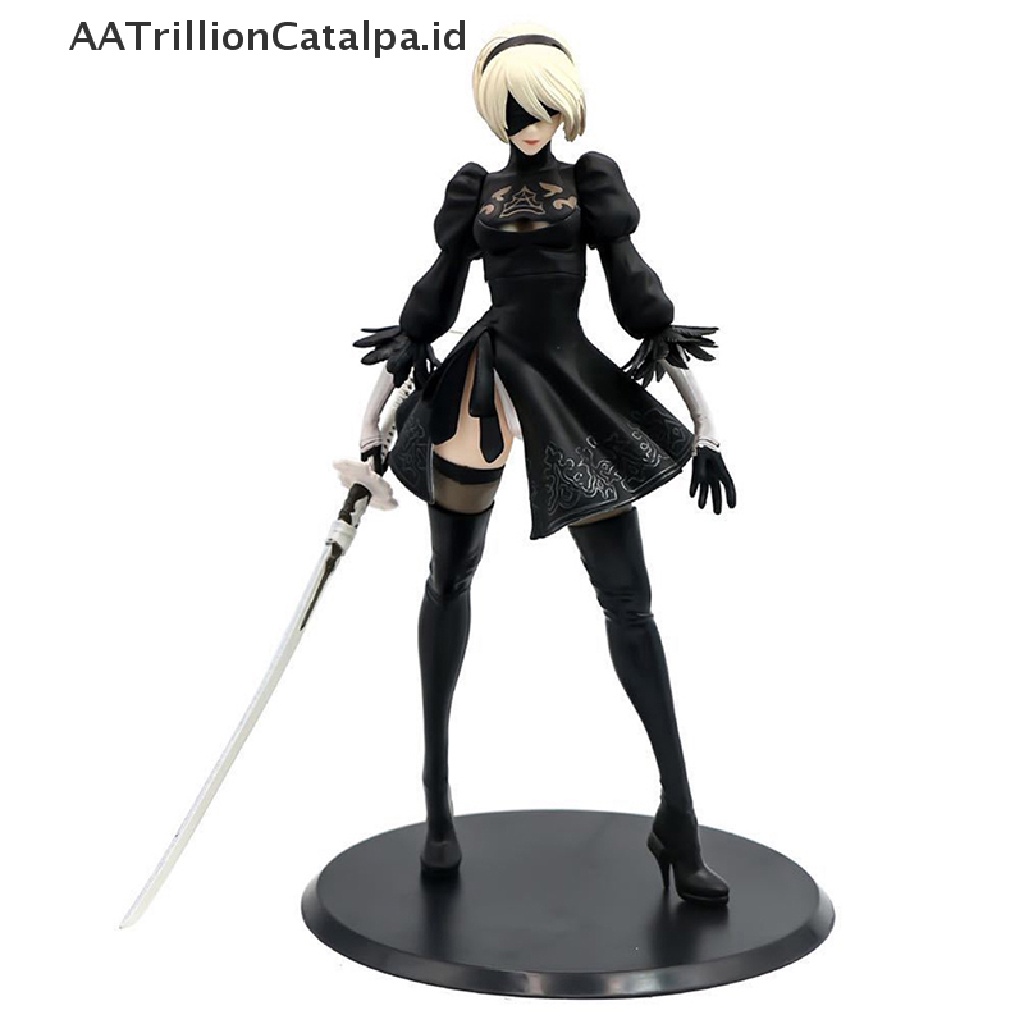 Action Figure Anime Nier: Automata 2b YoRHa No 2 Tipe B Female Phicen Bahan PVC