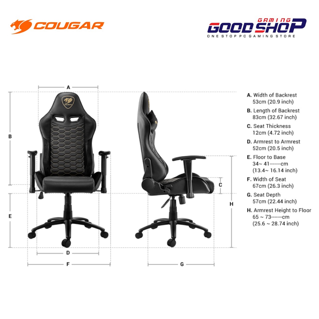 Cougar Outrider Comfort - Gaming Chair