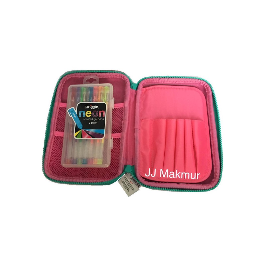 

Smiggle Bubble Hardtop Pencil Case BONUS 7 Pen Pack Neon ORIGINAL - Tempat Pensil Pinsil Anak