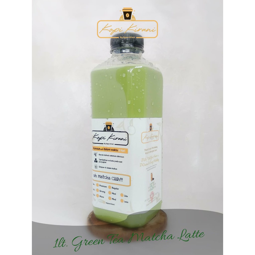 

GREEN TEA MATCHA 1LT | 250ML | KOPITER | KOPI LITERAN
