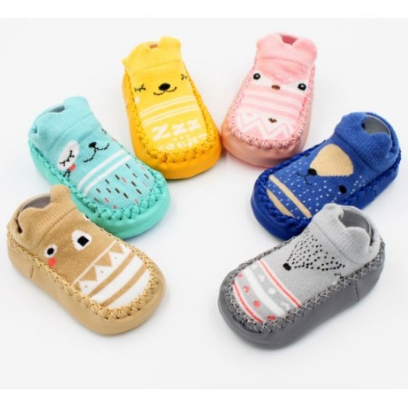 SEPATU ANAK BAYI PREWALKER / KAOS KAKI ANAK BAYI ANTI SLIP