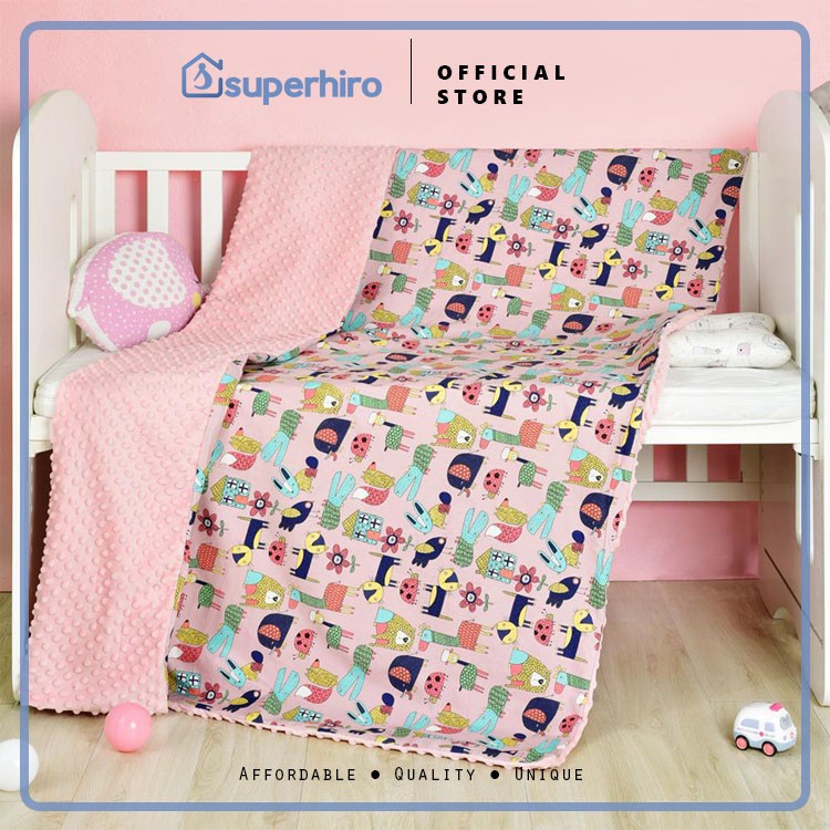 Selimut Bayi /Baby Cotton 100% Premium Blanket Katun Tebal