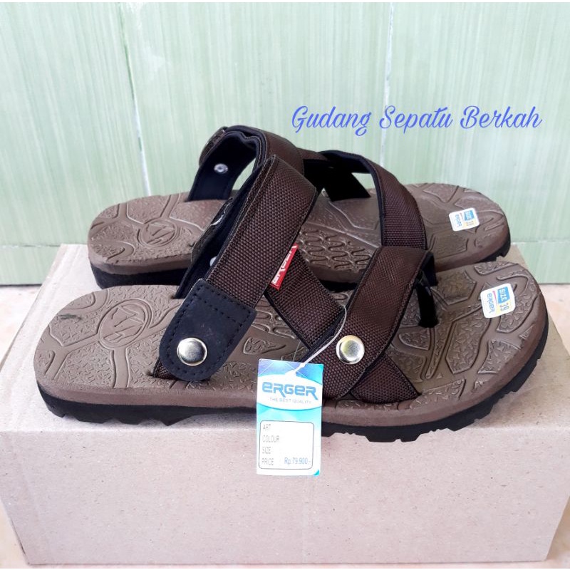 Sendal gunung pria sandal gunung murah casual sandal murah lentur