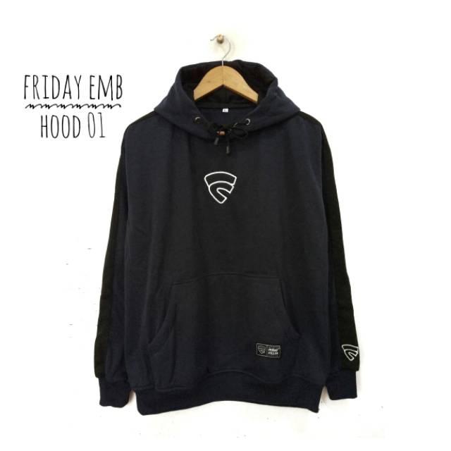 Promo Friday Killer Jaket Sweater Hoodie Zipper Unisex Big Size All Size XL /Jaket Zero Heroes Navy