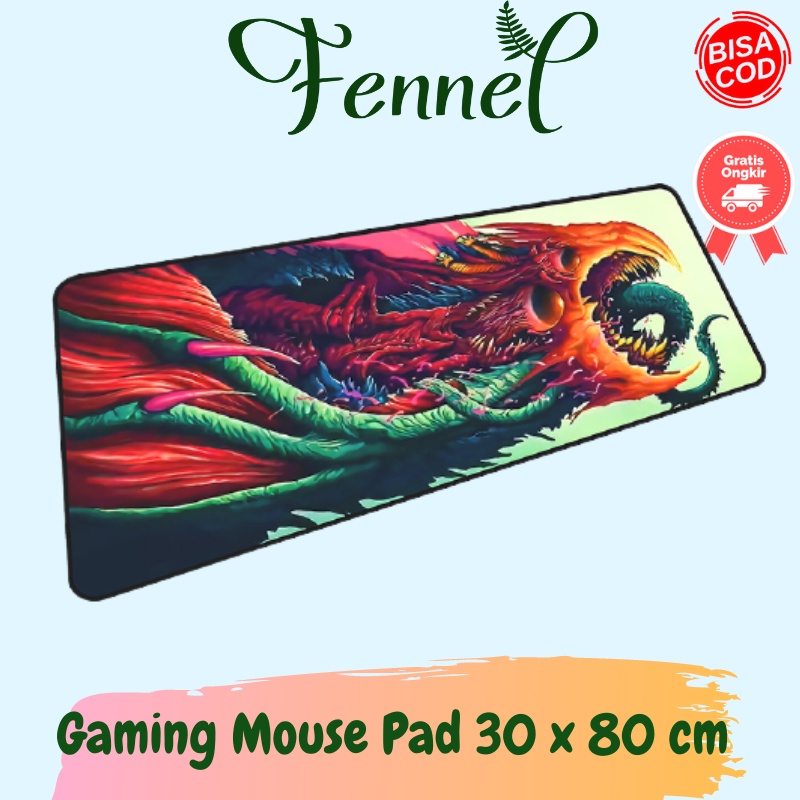 Gaming Mouse Pad XL Desk Mat 300 x 800 mm Model 2