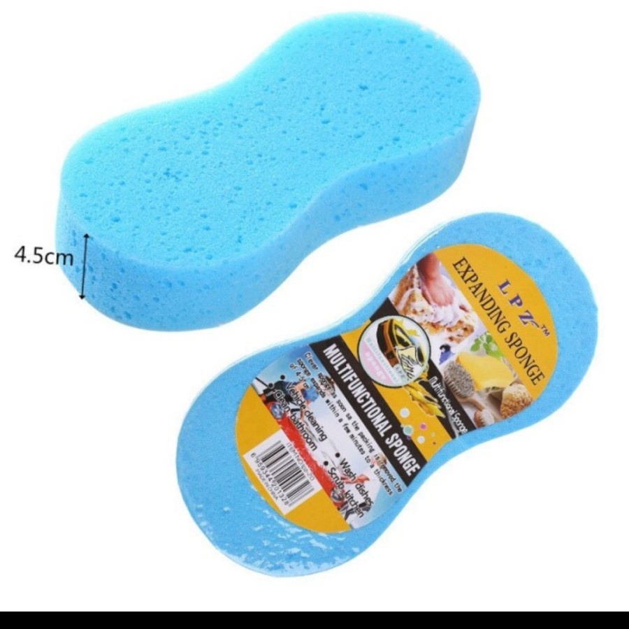 【GOGOMART】Expanding Sponge Cuci Mobil / Spons Motor Busa Poles
