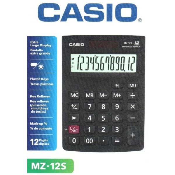 

KALKULATOR CASIO MZ 12S