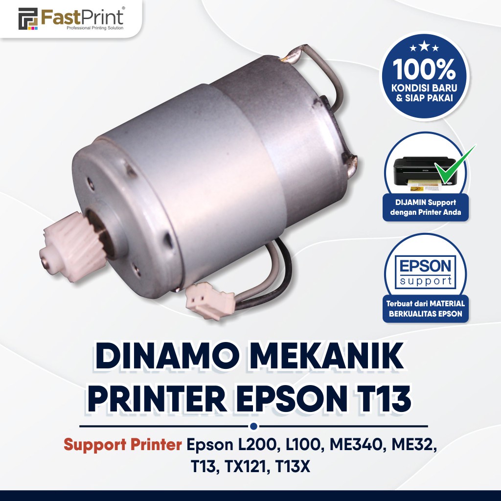 Dinamo Carriage Mekanik Penggerak Epson L200 L100 ME340 ME32 T13 T13X TX121 TX121X