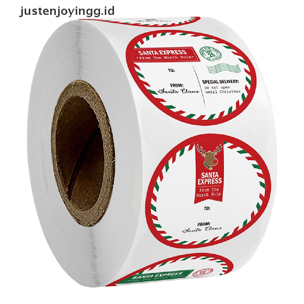 500pcs / roll Stiker Label Segel Tulisan Thank You