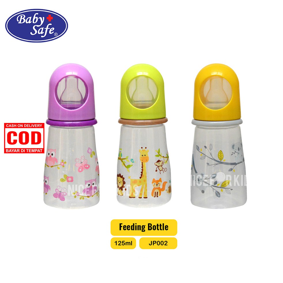 Baby Safe Feeding Bottle Character 125 ml ( JP002 )