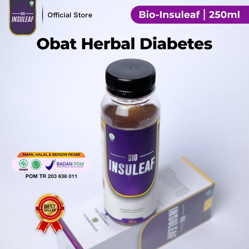 

Herbal Diabetes - BIO INSUELAF 1 BOTOL - Bantu Stabilkan Gula Darah