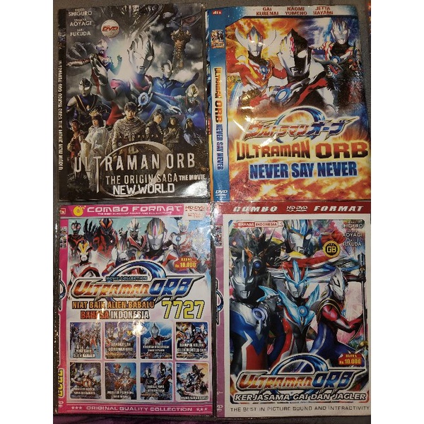 dvd ultraman ORB, geed, R/B, Z