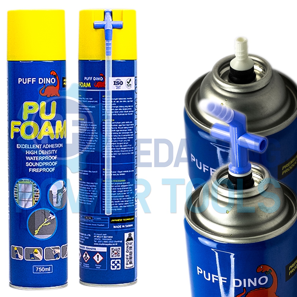 PUFF DINO PU FOAM 750 ML POLYURETHANE SEALANT CAIRAN GABUS ANTI BOCOR