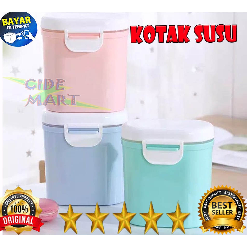 Tempat Susu Bubuk / Kotak Susu Bubuk / Toples Susu / Penyimpanan Susu Bubuk / Toples Makanan Ringan