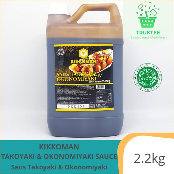 

Kualitas terbaik] Kikkoman Takoyaki & Okonomiyaki Sauce Halal 2.2 Kg