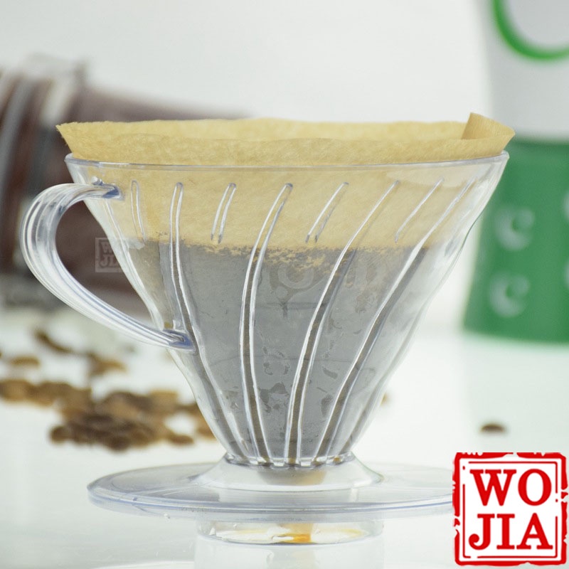 Coffee Dripper V60 Size 01 Acrylic Transparant Saringan Kopi Pour Over