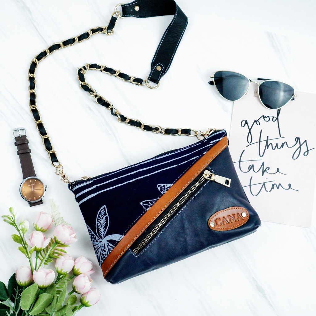 Tas Tangan Wanita / clutch wanita / tas selempang wanita, tas Kulit, tas Batik Tulis asli, Greesa