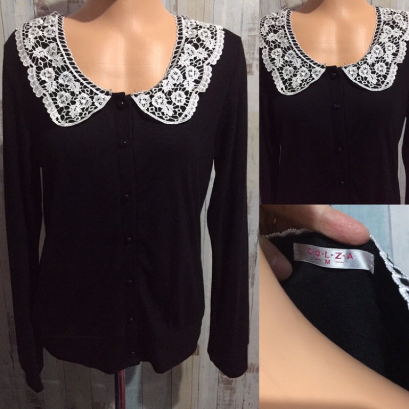 Cardigan Hitam Colza