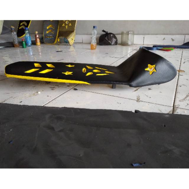 Modifikasi jok vixion  old-Jok vixion old-Jok modif lubang vixion old