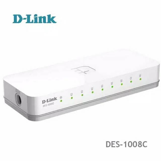 Dlink DES-1008C Switch 8 Port 10/100Mbps