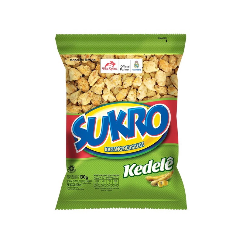 

Dua Kelinci Kacang Sukro Bersalut Kedele 130G - Alhanan/04