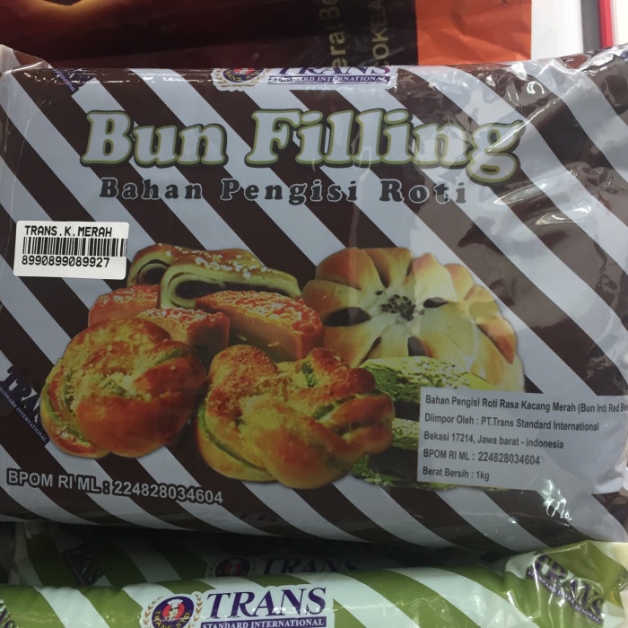 

SELAI- TRANS BUN FILLING KACANG MERAH 1KG -SELAI.