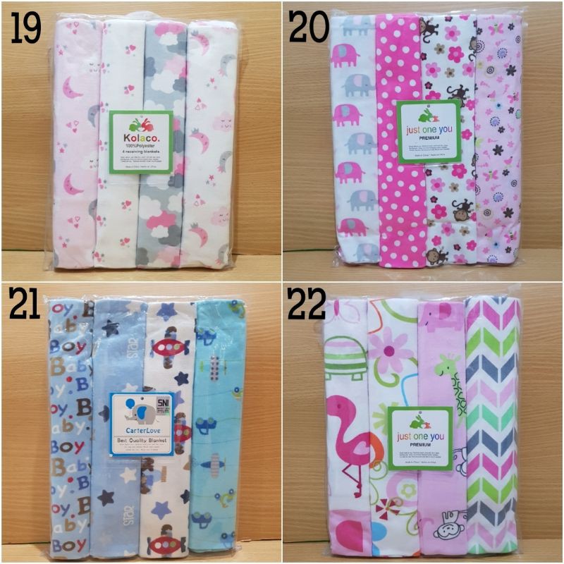 SALE! bedong bayi just to one you kolaco carterlove premium flanel lembut import