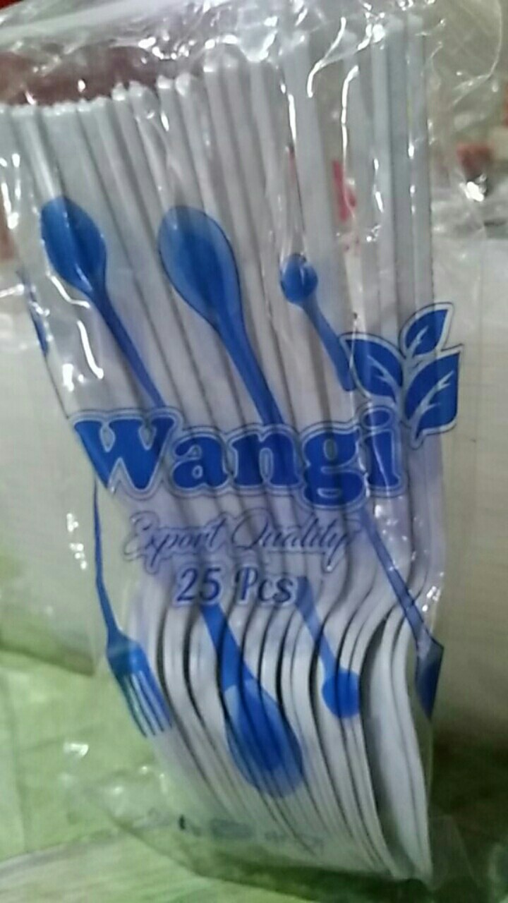 Sendok Makan Plastik - Putih