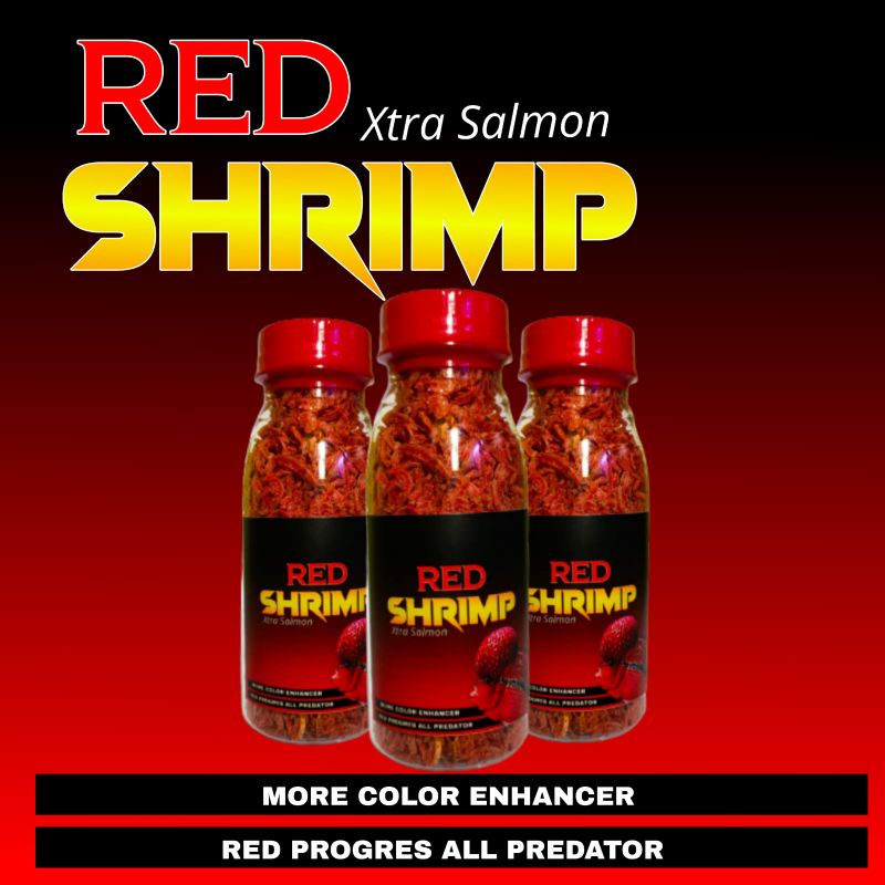 Red Shrimp Udang Kering Kemasan Botol 100 mm